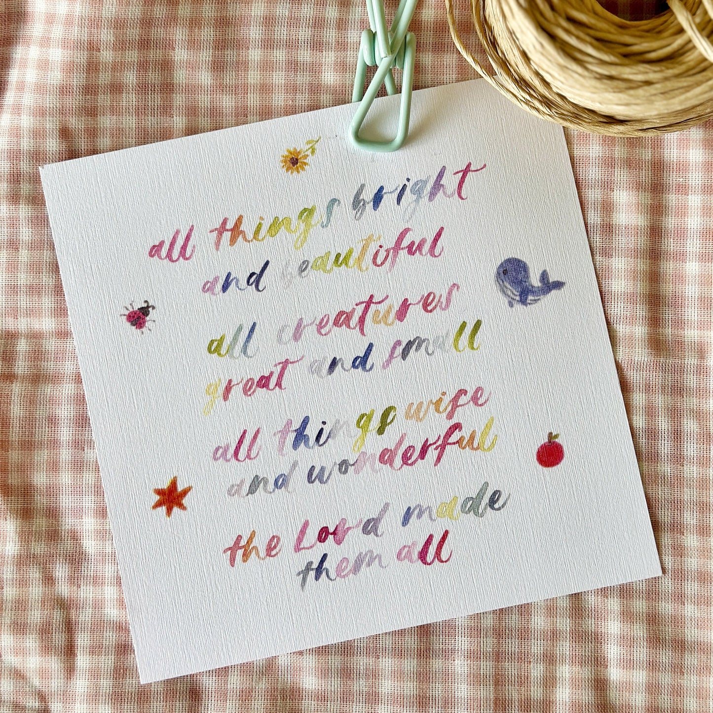 all things bright & beautiful