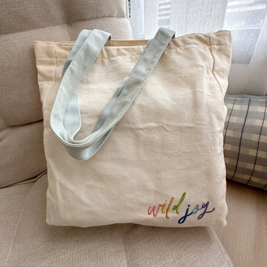 wild joy tote bag
